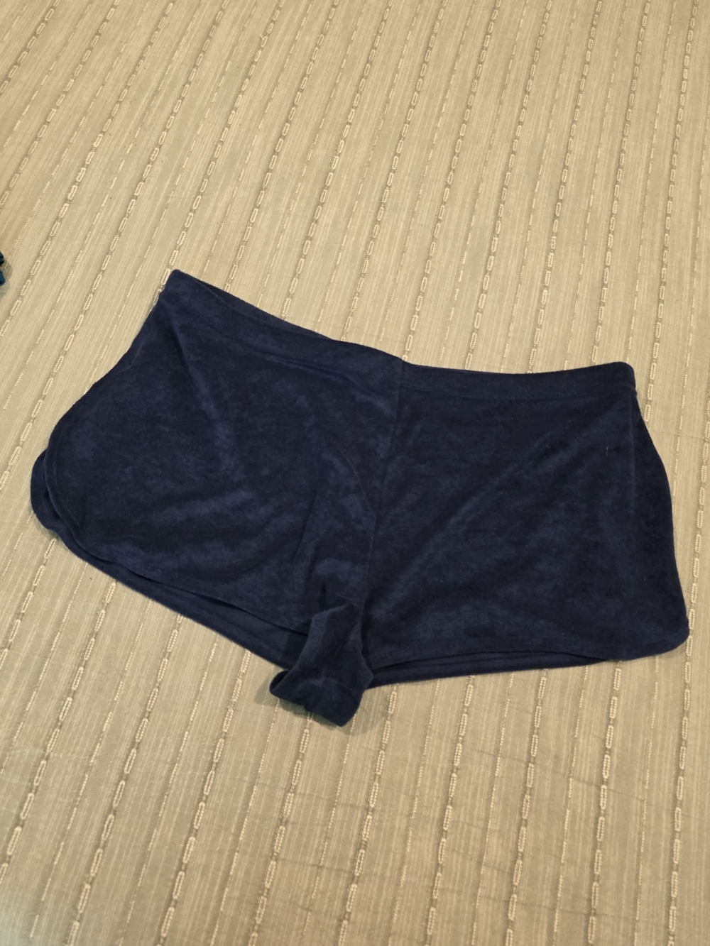 Blue Swim Suit Cover Shorts